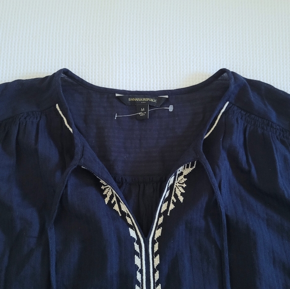 Banana🍌Republic Navy🇺🇲 Blue💙 Sleeveless Top - NWT - Picture 5 of 9